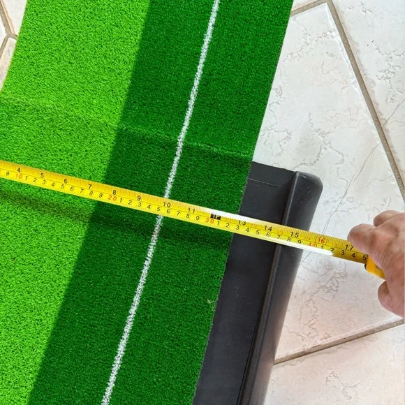 8’ Golf Putting Mat Green with Black Tray - Picture 5 of 7